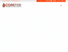 Tablet Screenshot of corepixx.com
